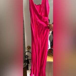 Elegant Pink Sleeveless Dress from Zara